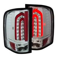 Thumbnail for ANZO 2007-2013 Chevrolet Silverado 1500 LED Taillights Chrome