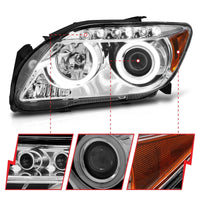Thumbnail for ANZO 2005-2010 Scion Tc Projector Headlights w/ Halo Chrome (CCFL)