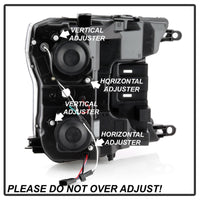 Thumbnail for Spyder 18-19 Ford F-150 Projector Headlights - Halogen Model Only - Black PRO-YD-FF15018-LB-BK