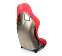 Thumbnail for NRG FRP Bucket Seat ULTRA Edition - Medium (Red Alcantara/Pearlized Back)