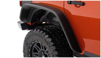 Thumbnail for Bushwacker 07-18 Jeep Wrangler Unlimited Flat Style Flares 2pc 4-Door Sport Utility Only - Black