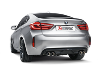 Thumbnail for Akrapovic 15-17 BMW X5M (F85) Evolution Line Cat Back (Titanium) w/ Carbon Tips