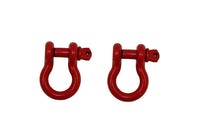 Thumbnail for Fishbone Offroad D Ring 3/4In Red 2 Piece Set
