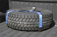Thumbnail for N-Fab Bed Mounted Rapid Tire Strap Universal - Gloss Black - Blue Strap