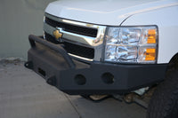 Thumbnail for DV8 Offroad 07-13 Chevrolet Silverado 1500 Front Bumper - Black Powdercoat
