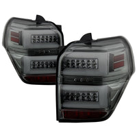 Thumbnail for Spyder Toyota 4Runner 10-14 LED Tail Lights - Sequential Turn Signal - Smoke ALT-YD-T4R10-SEQ-SM