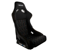 Thumbnail for NRG FRP Bucket Seat (Black w/ Multi Color Geometric Pattern) - Large
