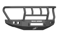 Thumbnail for Road Armor 17-20 Ford F-250 Stealth Wide Fender Front Bumper w/Titan II Guard Wide Flare - Tex Blk