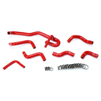 Thumbnail for HPS Reinforced Red Silicone Heater Hose Kit Coolant for Toyota 89-92 4Runner 3.0L V6 with Rear Heater Left Hand Drive