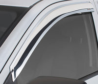 Thumbnail for Stampede 1980-1996 Ford Bronco Sport Utility Tape-Onz Sidewind Deflector 2pc - Chrome