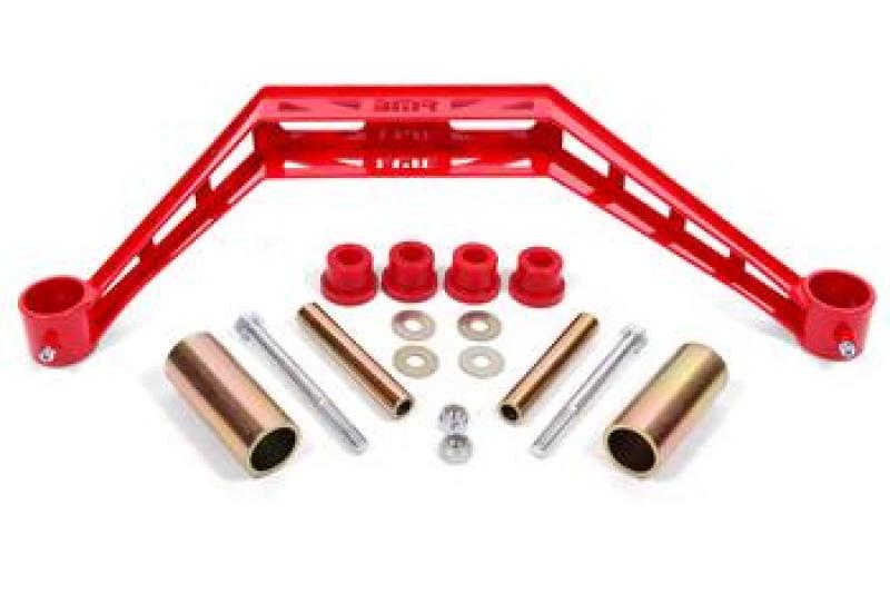 BMR 79-93 Ford Mustang Transmission Crossmember TH400 / T-56 - Red
