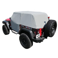 Thumbnail for Rampage 2007-2018 Jeep Wrangler(JK) Cab Cover With Door Flaps - Grey