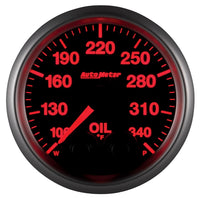 Thumbnail for Autometer Elite 52mm 100-340 Deg F Oil Temp Peak & Warn w/ Electronic Control Gauge
