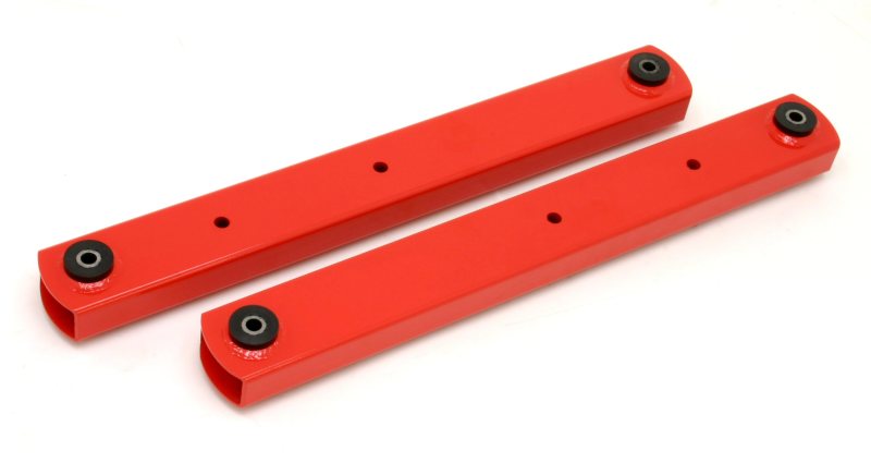 BMR 64-72 A-Body Non-Adj. Boxed Lower Control Arms (Polyurethane) - Red