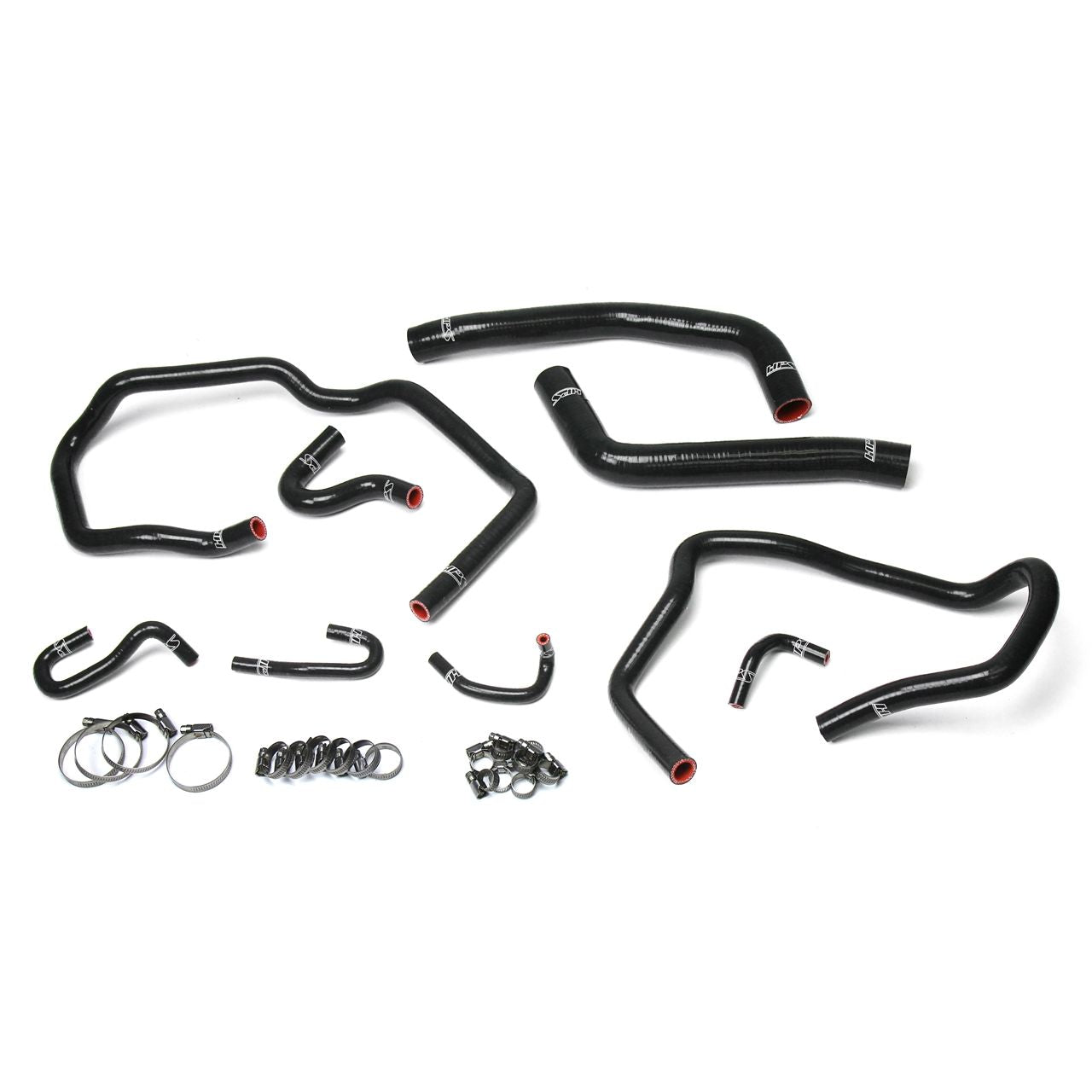 HPS Reinforced Black Silicone Radiator + Heater Hose Kit Coolant for Toyota 10-14 FJ Cruiser 4.0L V6