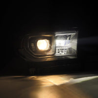 Thumbnail for AlphaRex 07-13 Toyota Tundra / 08-17 Sequoia LUXX-Series LED Proj HL Blk w/Actv Lgt Seq. Sig + DRL