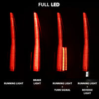 Thumbnail for ANZO 2007-2014 Chevrolet TahOE Led Taillights Red/Clear
