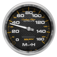 Thumbnail for Autometer Carbon Fiber Series 5-inch 160 MPH Elec. Programmable Speedometer