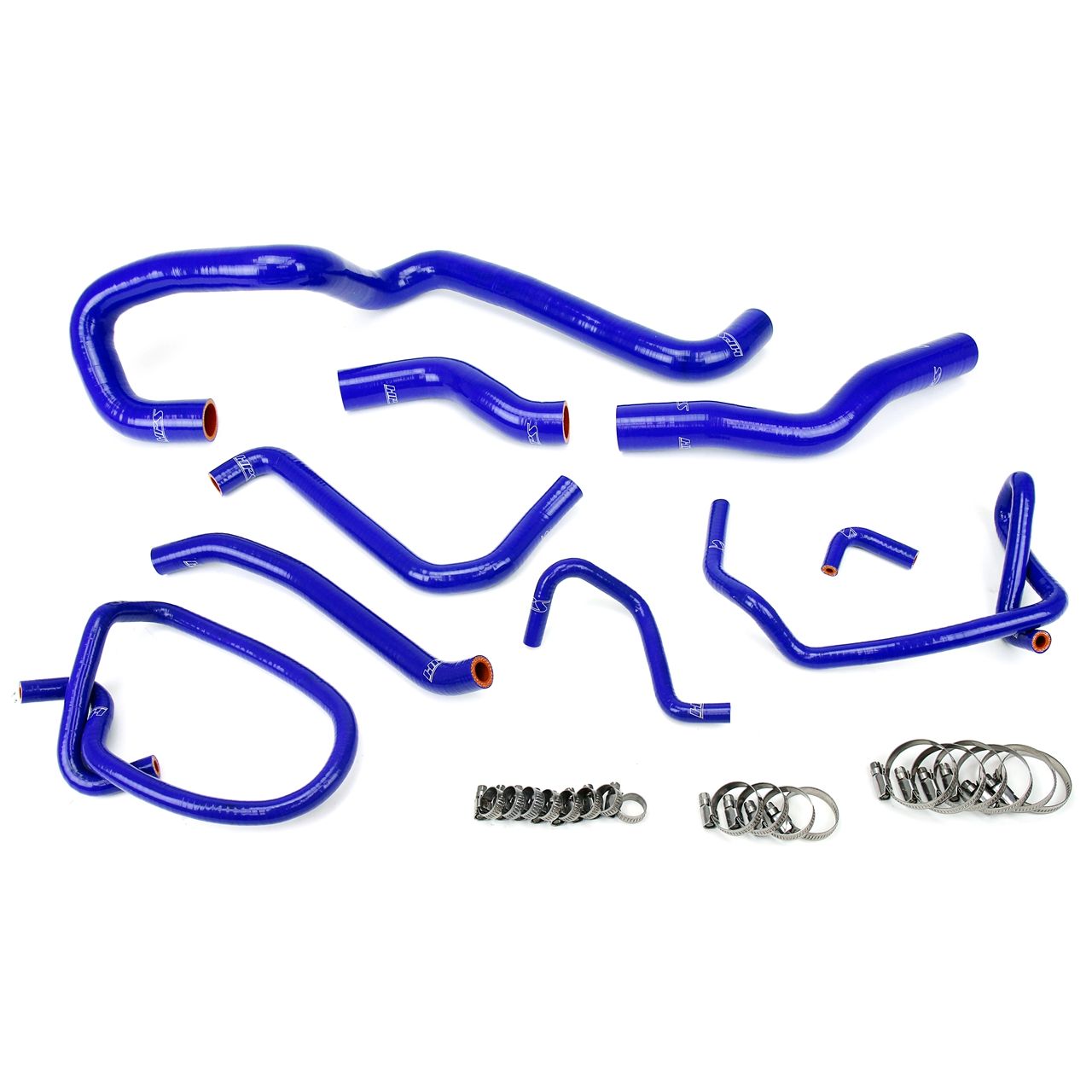HPS Reinforced Blue Silicone Radiator Hose Kit Coolant for Mazda 06-14 Miata 2.0L