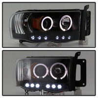 Thumbnail for Spyder Dodge Ram 1500 02-05/Ram 2500 03-05 Projector Headlights LED Halo LED Blk PRO-YD-DR02-HL-BK