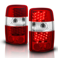 Thumbnail for ANZO 2000-2006 Chevrolet Suburban LED Taillights Red/Clear