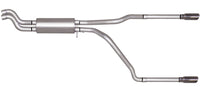 Thumbnail for Gibson 01-05 Chevrolet Silverado 2500 HD Base 6.0L 2.5in Cat-Back Dual Split Exhaust - Stainless