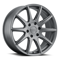 Thumbnail for Raceline 159G Spike 22x9.5in / 6x139.7 BP / 35mm Offset / 106.1mm Bore - Gunmetal Wheel