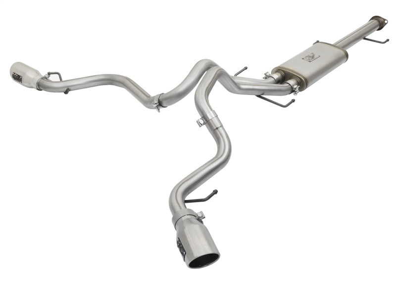 aFe MACH Force-Xp 3in - 2.5in SS Cat-Back Dual Exhaust w/Polished Tips 07-14 Toyota FJ Cruiser 4.0L