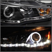 Thumbnail for Spyder Mitsubishi Lancer/EVO-10 08-14 Projector Xenon/HID- LED Halo DRL Blk PRO-YD-ML08-HID-DRL-BK