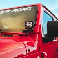 Thumbnail for Rigid Industries 2018 Jeep JL - A-Pillar Mount Kit - Mounts Set of D / D-SS / SR-M / Ignite Series