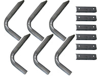 Thumbnail for Lund 10-12 Chevy Colorado Ext. Cab EZ Running Board Mounting Bracket Kit - Brite