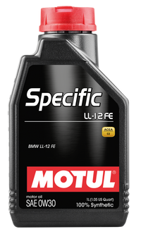 Thumbnail for Motul 1L 100% Synthetic High Performance Engine Oil ACEA C2 BMW LL-12 FE+ 0W30