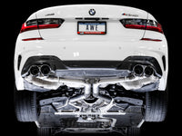 Thumbnail for AWE Tuning 2019+ BMW M340i (G20) Track Edition Exhaust - Quad Chrome Silver Tips