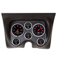 Thumbnail for Autometer Designer Black 67-68 Camaro/Firebird Dash Kit 6pc Tach / MPH / Fuel / Oil / WTMP / Volt