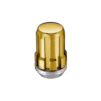 Thumbnail for McGard SplineDrive Lug Nut (Cone Seat) M12X1.25 / 1.24in. Length (Box of 50) - Gold (Req. Tool)