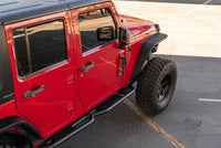 Thumbnail for DV8 Offroad 07-18 Jeep Wrangler JK (4 Door Only) OE Plus Side Steps
