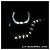 Thumbnail for xTune Dodge Ram 2009-2014 Halo LED Projector Headlights - Black Smoke PRO-JH-DR09-CFB-BSM