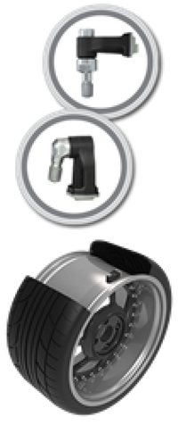 Thumbnail for Schrader TPMS Sensor - Clamp-In Programmable 90 Degree EZ-Sensor ( valve stem not included )