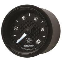 Thumbnail for Autometer GT Series 52mm Full Sweep Electronic 0-100 PSI Oil Pressure Gauge