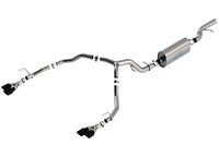 Thumbnail for Borla 21-22 Chevrolet Tahoe 6.2L V8 2/4WD 4DR T-304 SS Touring Cat-Back Exhaust w/ Black Chrome Tips