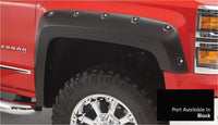 Thumbnail for Bushwacker 16-18 Chevy Silverado 1500 Fleetside Pocket Style Flares 4pc 78.8/97.8in Bed - Black