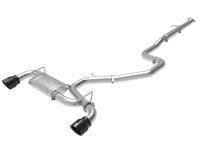 Thumbnail for aFe Takeda Exhaust Cat-Back 19-20 Hyundai Veloster N 304SS Black Dual Tips Exhaust