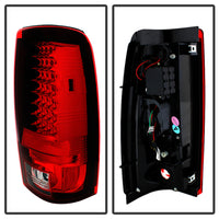 Thumbnail for Spyder Chevy Silverado 1500 03-06 (Not Fit Stepside)LED Tail Lights Red Clear ALT-YD-CS03-LED-RC