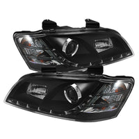 Thumbnail for Spyder Pontiac G8 08-09 Projector Headlights DRL Black High H1 Low H7 PRO-YD-PG808-DRL-BK
