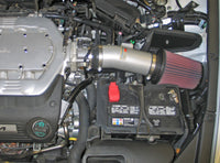 Thumbnail for K&N 08 Honda Accord 3.5L-V6 Silver Typhoon Short Ram Intake