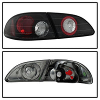 Thumbnail for Spyder Toyota Corolla 98-02 Euro Style Tail Lights Black ALT-YD-TC98-BK