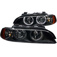 Thumbnail for ANZO 1997-2001 BMW 5 Series Projector Headlights w/ Halo Black