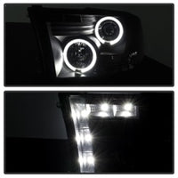 Thumbnail for Spyder Dodge Ram 1500 09-14 Projector Headlights Halogen- LED Halo LED - Blk Smke PRO-YD-DR09-HL-BSM
