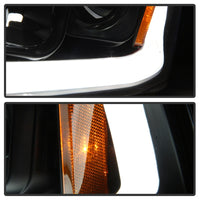 Thumbnail for Spyder Dodge Charger 06-10 Projector Headlights - LED Light Bar - Black PRO-YD-DCH05V2-LB-BK