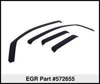 Thumbnail for EGR 09-12 Dodge Ram F/S Pickup Quad Cab In-Channel Window Visors - Set of 4 - Matte (572655)